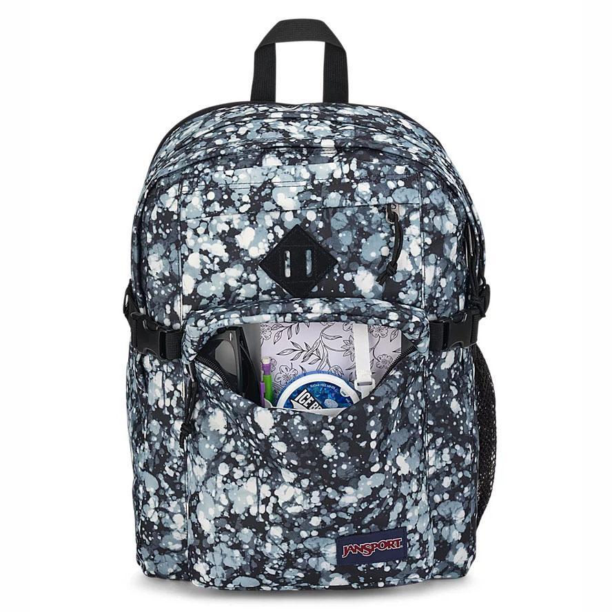 Sac à Dos Scolaire JanSport Main Campus Bleu Noir | XAR-29421111